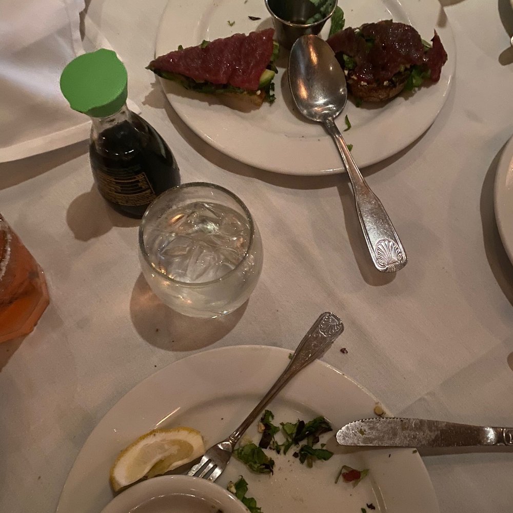 Dal Rae Restaurant - Ahi Sashimi on Toast - Steakhouses Near Me - Pico Rivera, California Dal Rae Restaurant - Ahi Sashimi on Toast - Steakhouses Near Me - Pico Rivera, California