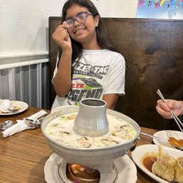 Tom Kha with chicken Tom Kha with chicken