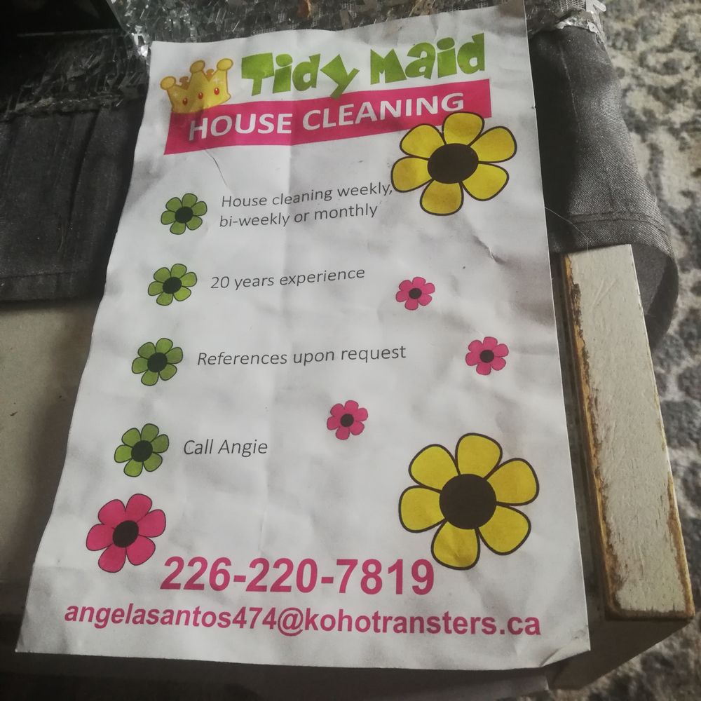 TIDY MAID Updated September 2024 Request a Quote 340 Linden Drive