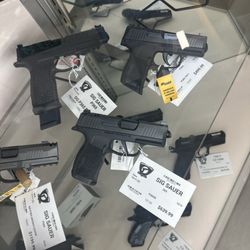 Greensboro Guns and Ammo - Some of the guns that they had on display.