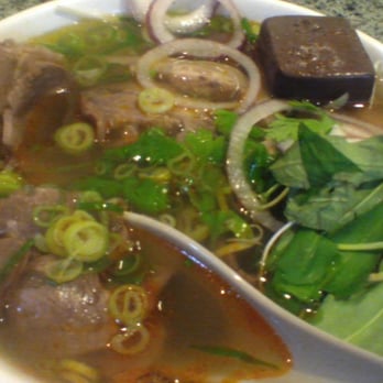 Pho Saigon 8 - #73 with pork, sausage, and blood sausage. 6/16/11 - Vietnamese Near Me - Las Vegas, Nevada Pho Saigon 8 - #73 with pork, sausage, and blood sausage. 6/16/11 - Vietnamese Near Me - Las Vegas, Nevada