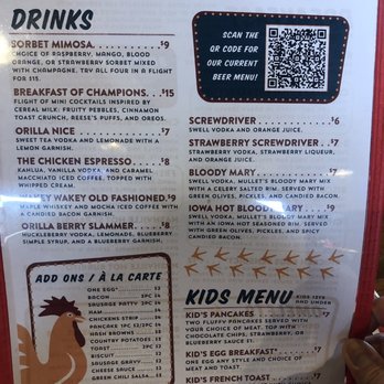 The Chicken - Breakfast menu - Chicken Shop Near Me - Cumming, Iowa
