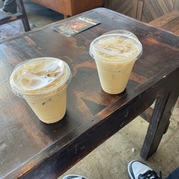 Banana Bread Latte and banana split latte Banana Bread Latte and banana split latte