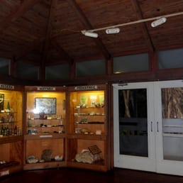 These are the glass displays in the museum. There are only about 5. Not a very vast collection of Native American artifacts... These are the glass displays in the museum. There are only about 5. Not a very vast collection of Native American artifacts...
