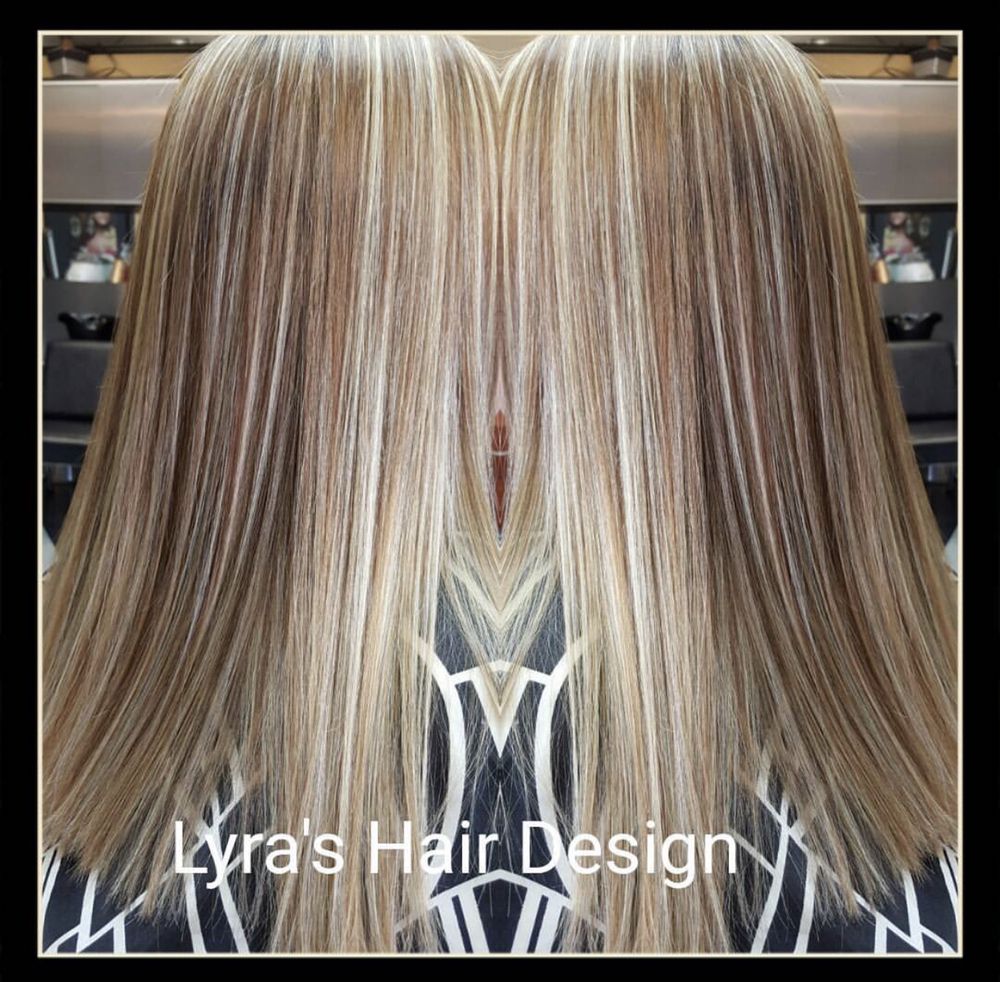 Lyra's Hair Design Logo