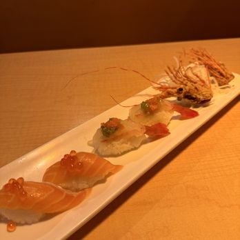 ITs IZAKAYA - Salmon nigiri, sweet raw shrimp nigiri - Sushi Bars Near Me - Las Vegas, Nevada ITs IZAKAYA - Salmon nigiri, sweet raw shrimp nigiri - Sushi Bars Near Me - Las Vegas, Nevada