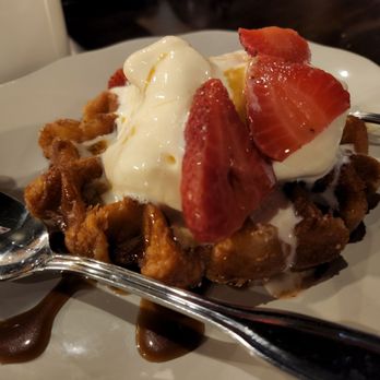 Six-Eighteen - Strawberry shortcake Belgian waffle - Soul Food Near Me - Chattanooga, Tennessee