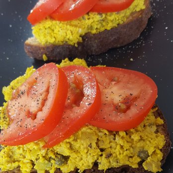 Raw Republic - Curry "Chick" Toast - Vegan Near Me - New Orleans, Louisiana