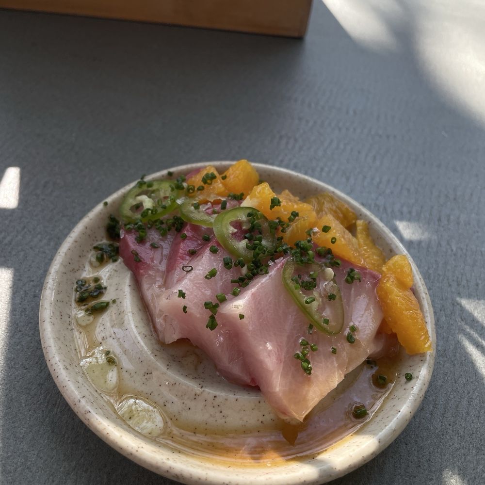 Kitsu Nori - Hamachi crudo - Japanese Near Me - Austin, Texas Kitsu Nori - Hamachi crudo - Japanese Near Me - Austin, Texas