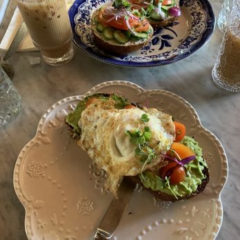 Clayton's Bakery & Bistro - Avocado Toast Bistro Bagel and Honey Bee Cortados - Bakeries Near Me - Coronado, California Clayton's Bakery & Bistro - Avocado Toast Bistro Bagel and Honey Bee Cortados - Bakeries Near Me - Coronado, California