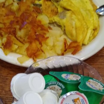 Blueberry Hill - Egg omelette with sausage potatoes and English muffins. - Breakfast & Brunch Near Me - La Grange, Illinois