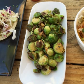 Seabirds Kitchen - Burnt Brussels sprouts! Delish! - Vegan Near Me - Costa Mesa, California Seabirds Kitchen - Burnt Brussels sprouts! Delish! - Vegan Near Me - Costa Mesa, California