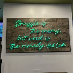 Signage inside of our Fulton store at empire cannabis clubs dispensary & weed delivery
