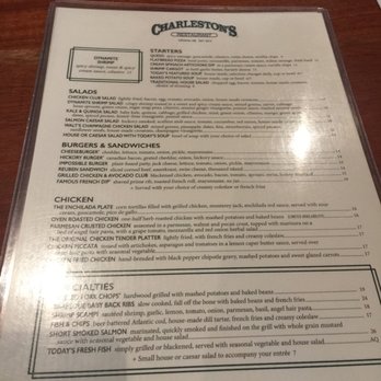 Charleston's - Menu - American Near Me - Omaha, Nebraska Charleston's - Menu - American Near Me - Omaha, Nebraska