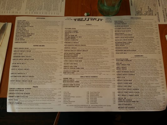 Menu photo 2 Teluwut Grille House & Pub Osage, IA Menu photo 2 Teluwut Grille House & Pub Osage, IA