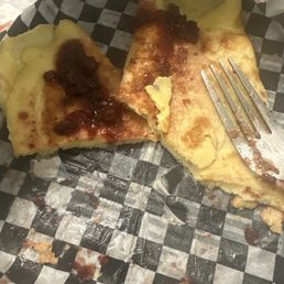 Swedish pancakes, kinda thick.. definitely not the best I've had! Swedish pancakes, kinda thick.. definitely not the best I've had!