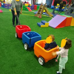 Awesome little train car that the munchkins love to ride in and "help" push!
