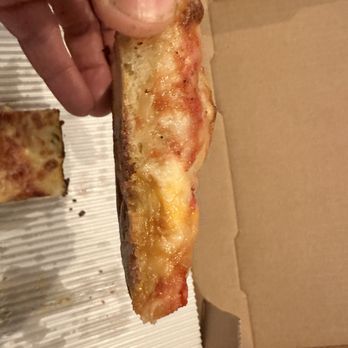 Belle Isle Pizza - Deep dish cheese pizza. Again, raw on top, burnt on the bottom and way too thin. - Pizza Near Me - Detroit, Michigan Belle Isle Pizza - Deep dish cheese pizza. Again, raw on top, burnt on the bottom and way too thin. - Pizza Near Me - Detroit, Michigan