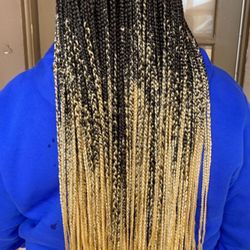 Grace Hair Braiding - Ombré box braids