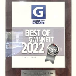 North Georgia Urgent Care - "Best of Gwinnett" Award