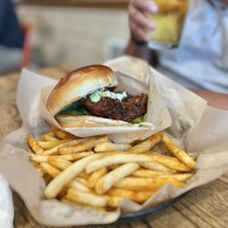 Spicy chicken sandwich