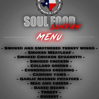 Smoke-A-Holics BBQ - Sunday menu from Instagram - Barbeque Near Me - Fort Worth, Texas Smoke-A-Holics BBQ - Sunday menu from Instagram - Barbeque Near Me - Fort Worth, Texas