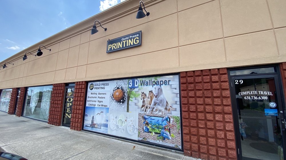 GOLD PRESS PRINTING Printing Services 1075 Portion Rd, Farmingville