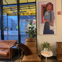 Pleasant seating area