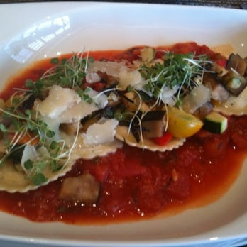 Andrei's Restaurant - Basil & Goat Cheese Ravioli - New American Near Me - Irvine, California Andrei's Restaurant - Basil & Goat Cheese Ravioli - New American Near Me - Irvine, California