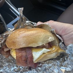 Newark Deli & Bagels - Bacon Egg and Cheese Sandwich Breakfast