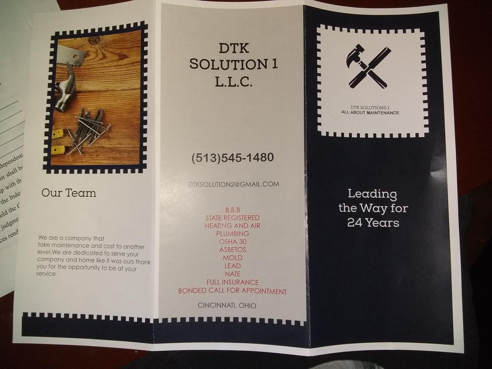 Slide of DTK Solutions