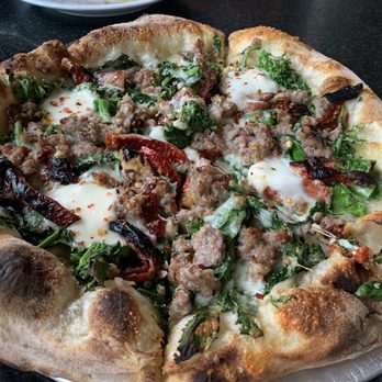 Rossoblu - SAUSAGE RABE PIZZA - Italian Near Me - Los Angeles, California