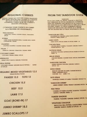 Menu photo 8 Saffron Indian Bistro Virginia Beach, VA