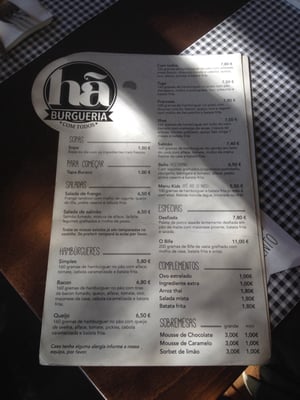 Menu photo 2 Hã Burgueria Carnaxide, 11 Menu photo 2 Hã Burgueria Carnaxide, 11