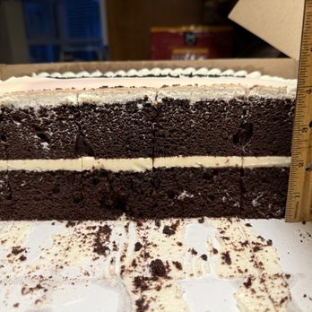 The London Baker - This sheet cake was literally 4" tall! - Bakeries Near Me - Lewisville, Texas