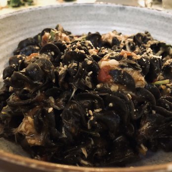 Dio Mio - Squid Ink Fusilli - Italian Near Me - Denver, Colorado Dio Mio - Squid Ink Fusilli - Italian Near Me - Denver, Colorado
