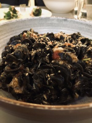 Photo of Dio Mio - Denver, CO, US. Squid Ink Fusilli