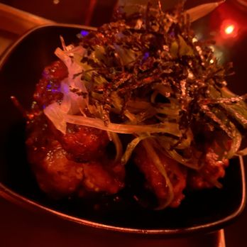 Abe's Pagoda Bar - Sticky Gochujang Chicken Wings - Tiki Bars Near Me - Brooklyn, New York Abe's Pagoda Bar - Sticky Gochujang Chicken Wings - Tiki Bars Near Me - Brooklyn, New York