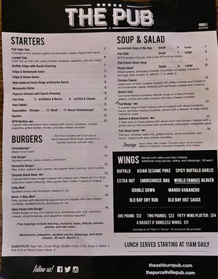 Menu photo 1 Ashburn Pub Ashburn, VA