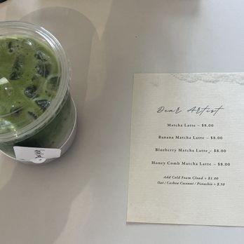 Dear Artist Coffee - blueberry matcha latte - Coffee & Tea Near Me - Los Angeles, California Dear Artist Coffee - blueberry matcha latte - Coffee & Tea Near Me - Los Angeles, California