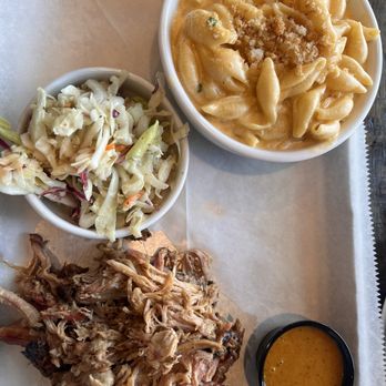 Landmark Smokehouse - Vinegar Coleslaw, Smoked Pulled Pork and Mac & Cheese - Bars Near Me - Cleveland, Ohio Landmark Smokehouse - Vinegar Coleslaw, Smoked Pulled Pork and Mac & Cheese - Bars Near Me - Cleveland, Ohio