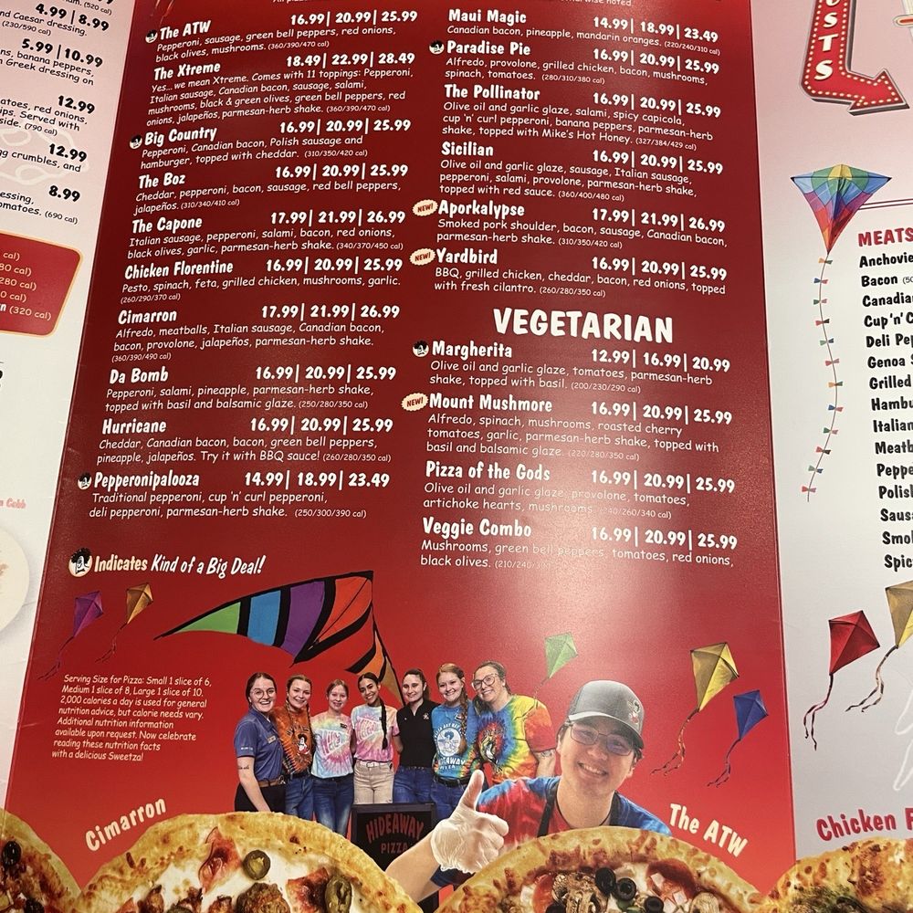 Hideaway Pizza - Pizza menu - Pizza Near Me - Plano, Texas Hideaway Pizza - Pizza menu - Pizza Near Me - Plano, Texas