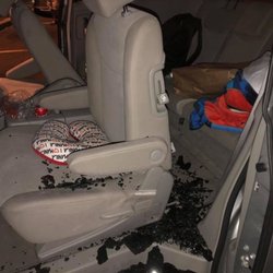 Dollar Car Rental - This is what happened Feb. 9 when someone smashes the window and took my girlfriend's and friend purses