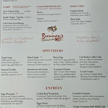 Brennan's - Breakfast Menu 2026 - Cajun/Creole Near Me - New Orleans, Louisiana Brennan's - Breakfast Menu 2026 - Cajun/Creole Near Me - New Orleans, Louisiana