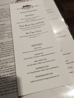 Menu photo 6 Plank's Tavern on the Water St. Joseph, MI