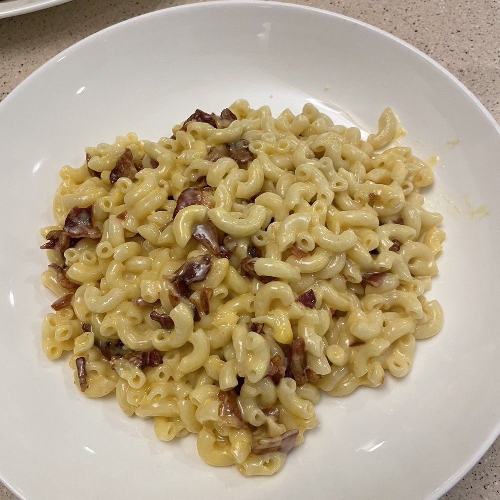 Bacon Mac and Cheese Chopped Bacon (meh, order something else instead!) Bacon Mac and Cheese Chopped Bacon (meh, order something else instead!)