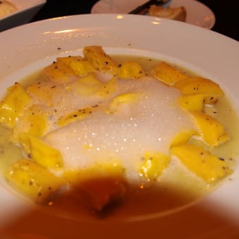 Scarpetta - the foam is tasteless, but nice presentation - Italian Near Me - Las Vegas, Nevada