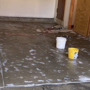 Angel's Paint & Epoxy - Angels Epoxy Floor Clean and wash floor to preparation of fill cracks and epoxy paint! - Flooring Near Me Angel's Paint & Epoxy - Angels Epoxy Floor Clean and wash floor to preparation of fill cracks and epoxy paint! - Flooring Near Me