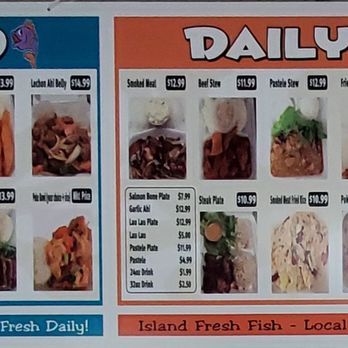 Fresh Catch - Menu 1 - Hawaiian Near Me - Kaneohe, Hawaii Fresh Catch - Menu 1 - Hawaiian Near Me - Kaneohe, Hawaii