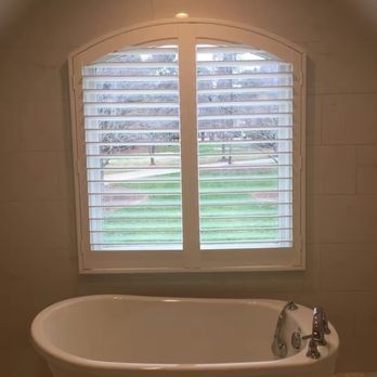 Sweet Shutters and Shades - A composite shutter over the bathtub that delivers both privacy and a stunning, high-end look - Shutters Near Me Sweet Shutters and Shades - A composite shutter over the bathtub that delivers both privacy and a stunning, high-end look - Shutters Near Me